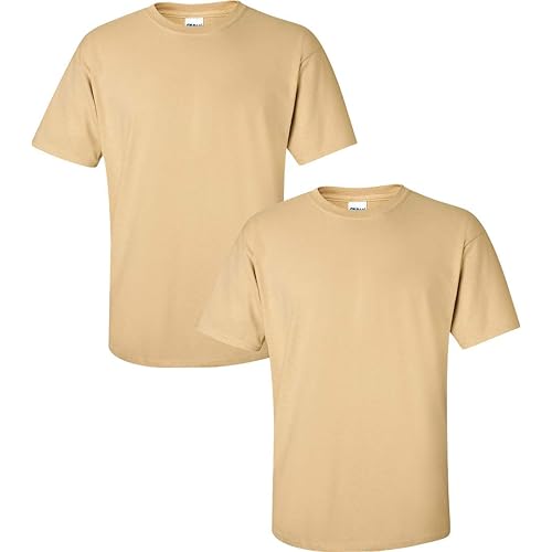 Gildan Men's Ultra Cotton T-Shirt, Style G2000, 2-Pack LRG-Vegasgold
