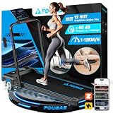 Tapis Roulant Elettrico Pieghevole 1-12km/h, 5 in 1 tapirulan con Inclinazione, Salvaspazio Con Doppio Display LED