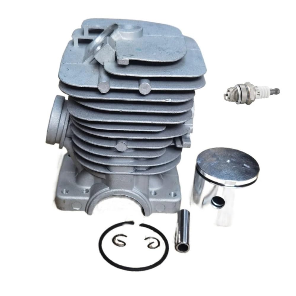 Haziec One Color 38Mm Cylinder Piston Kit Chrome Coated Fit For Cs-352 Cs352 Chainsaw Replacement Parts