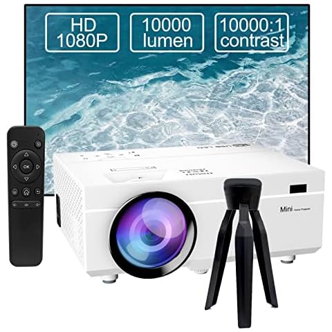 Mini proyector portátil compatible con 1080P Full HD Cover