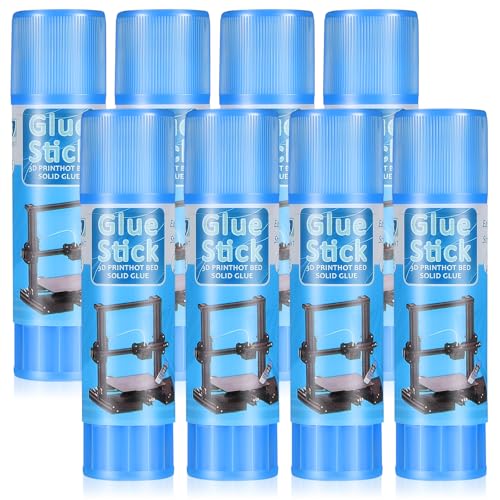 Image of Outus 8 3D Printer Glue Sticks for Hot Bed PVP 3D Printer Adhesive Solid Glue Sticks for PLA /ABS /PETG /PC /TPU Hot Bed Removing Printing Models (Blue,Classic)