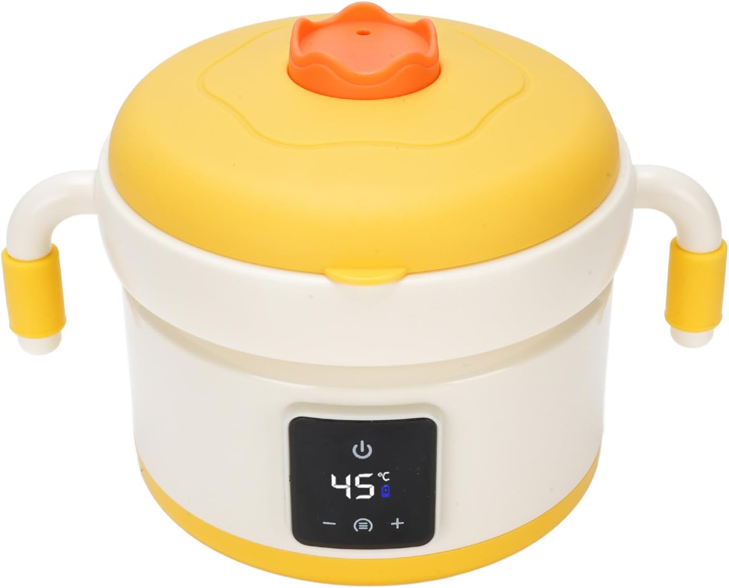 Mumusuki Food Warmer Bowl, Rechargeable 4500mAh Battery, 316 Stainless Steel, Smart Thermal Bowl for Toddlers, with One Button Start, for Travel and On the Go