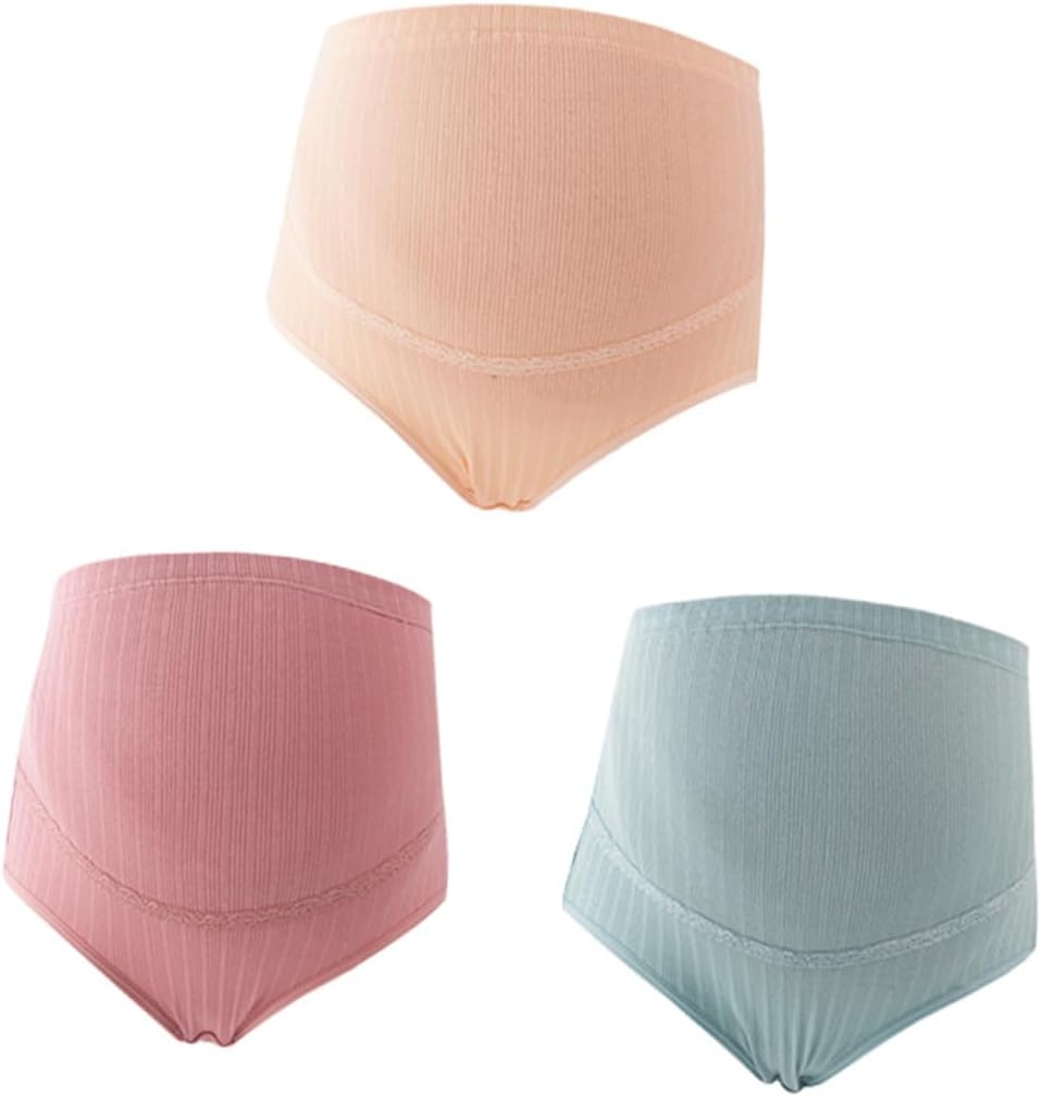 3xl Cotton High Waist Maternity Panties Belly Band Pregnancy Support Underwear Assorted Color