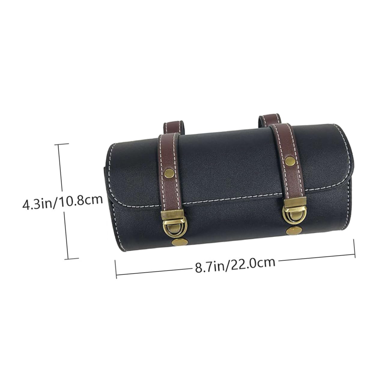 FUNOMOCYA Motorcycle Side Pouch Tool Bag Handlebar Bag with Quick Release Buckle Durable Spacious Bike Tail Bag for Safe Storage Motorcycles and Bikes