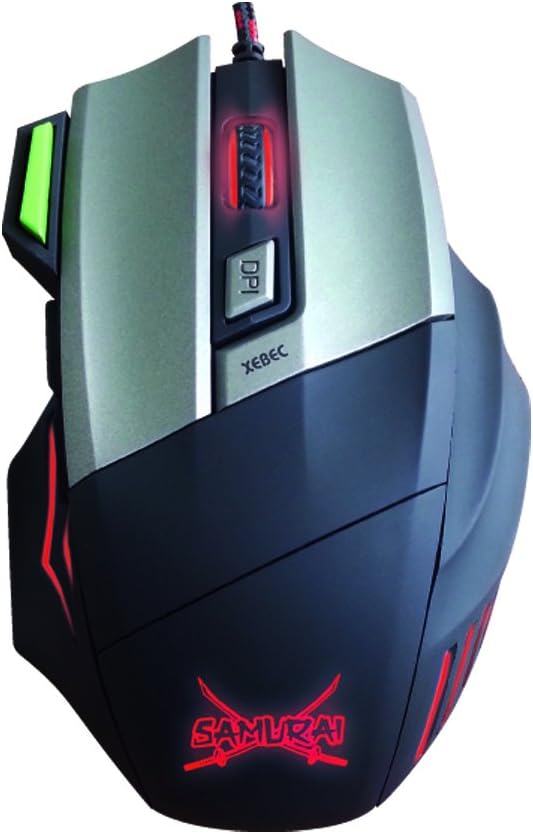 Xebec Tech Samurai 7D Programmable Optical Gaming Mouse