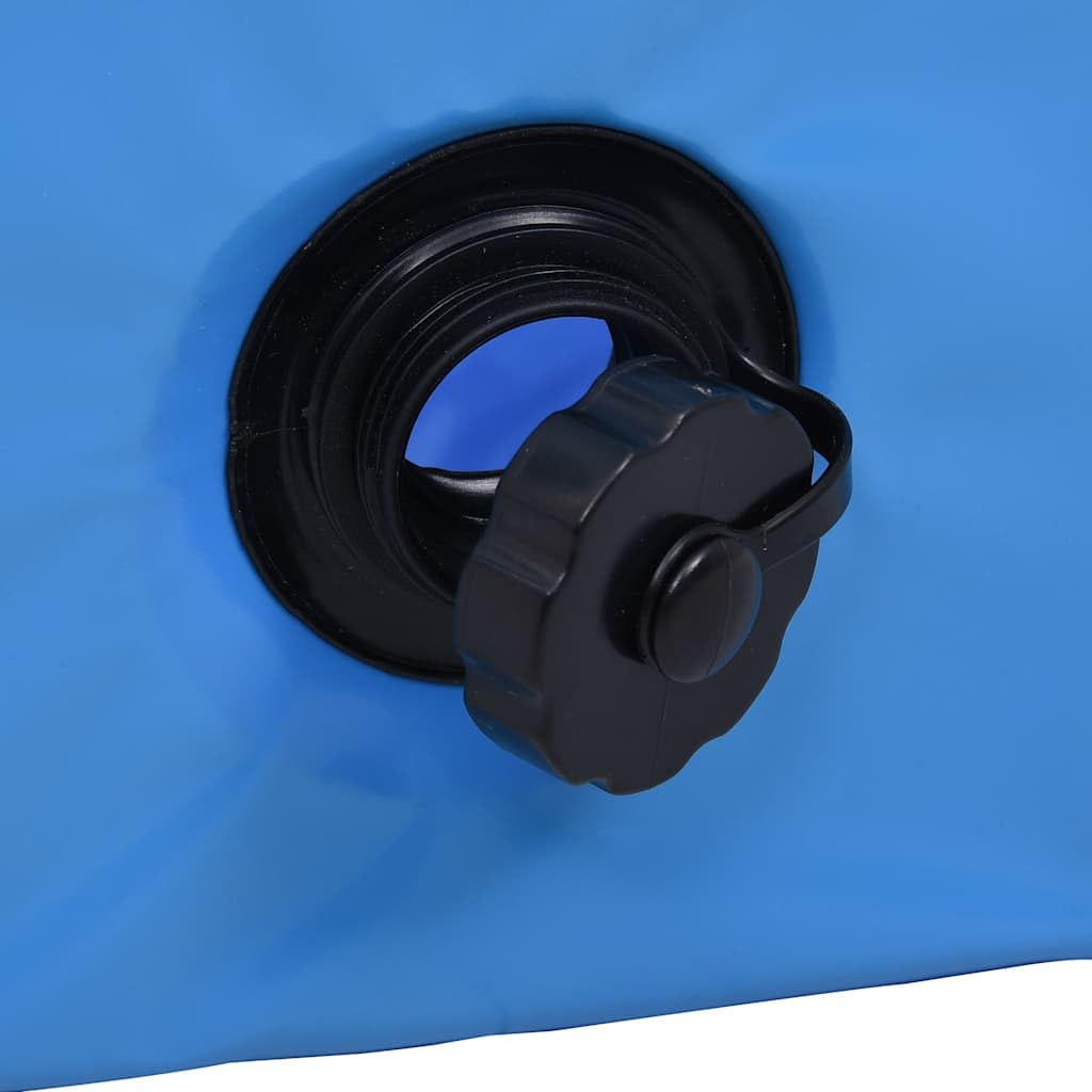 Piscina para perros plegable azul 80 x 20 cm PVC antideslizante, piscina infantil resistente para mascotas, interior y exterior, ideal para verano, accesorios para perros para refrescarse y