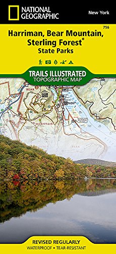 Harriman, Bear Mountain, Sterling Forest State Parks (National Geographic Trails Illustrated Map)