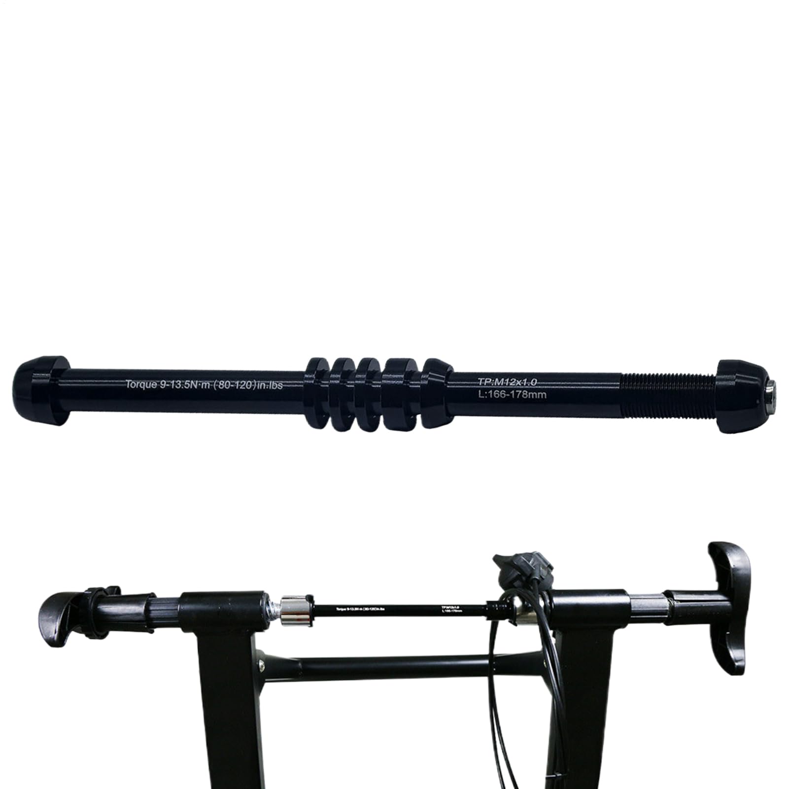Perno Assale Passante Per Trainer Bici – Adattatore Ruota Posteriore Universale Per Rullo Da Allenamento | Asse Regolabile Compatibile E Bici Da Corsa, Accessorio Indoor Ciclismo Uomo Donna