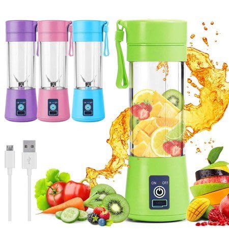IYAAN Portable USB Juicer Blender | Bottle Juicer | Rechargeable Mini Juicer Mixer Blender| Electric Juicer Bottle Blender Grinder Mixer For Juices And Smoothie, Milk Shakes-image-10