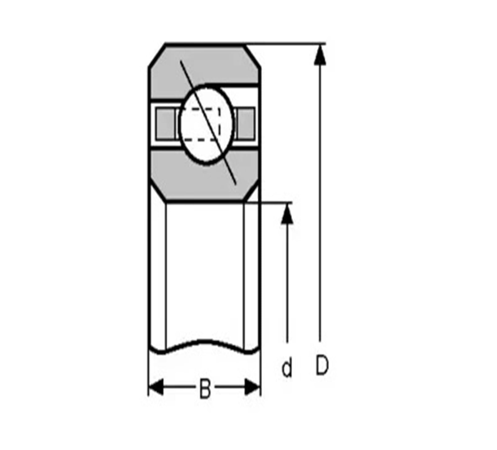 Roulements à Billes Minces en Acier Inoxydable KA055AR0/KA060CP0/KA065XP0/KA070AR0/KA075CP0/KA080XP0 Composants mécaniques(KA075AR0)
