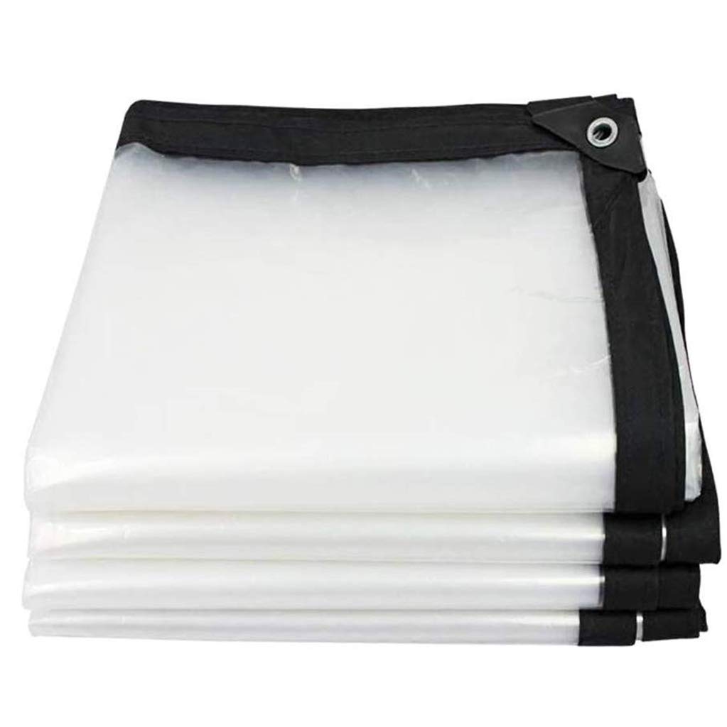 Tarp Clear Cover Heavy Duty Waterproof for Tarpaulin Canopy Tent, Boat, RV Or Pool Cover,1x1m/3x3ft