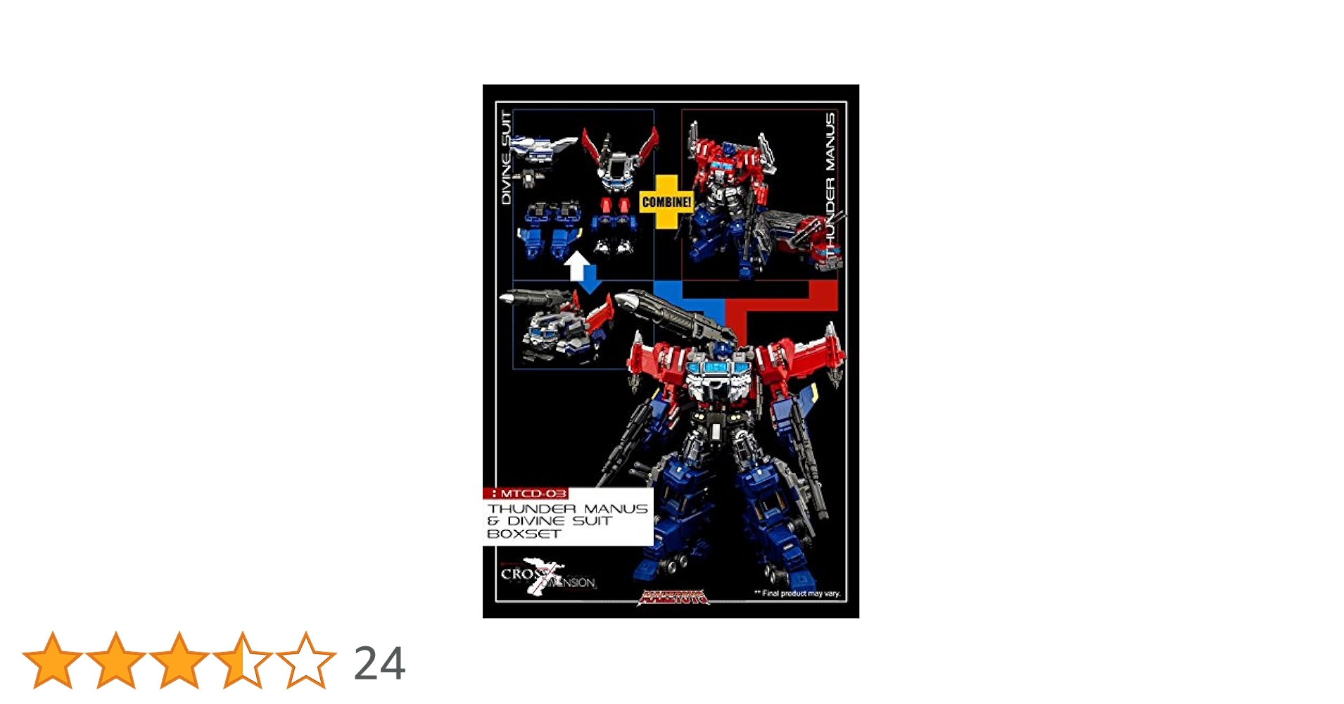 アニメ/ゲーム Thunder Manus + Divine Suit Set MTCD03 Amazon.co.jp: UFO TOYS MAKETOYS Thunder Manus + Divine Suit