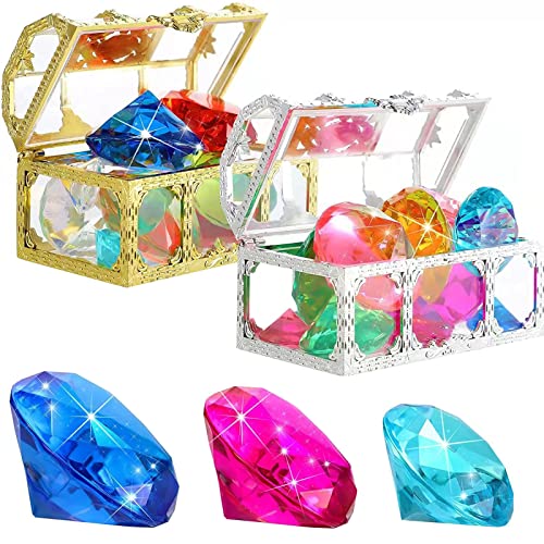 24 Stücke Tauchen Edelstein Pool Bunte Sommer Schwimmen Edelstein Tauchen...