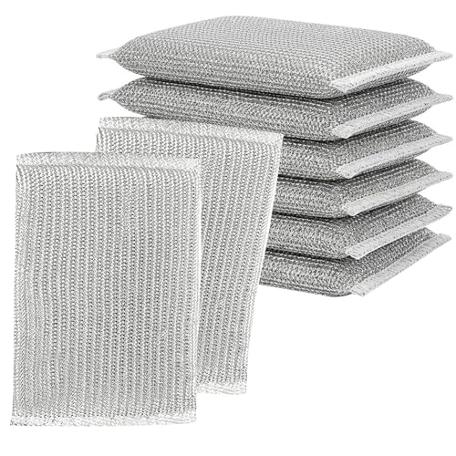 8 Pack Kitchen Sponges Dual-Sided Non-Scratch Scrubbers