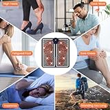 OSDUE EMS Foot Massager, Electronic Muscle Stimulatior Massage Mat with 8 Modes 19 Intensities, Folding Portable Electric Massage Machine for Feet and Legs Muscle Stimulator - Image 7