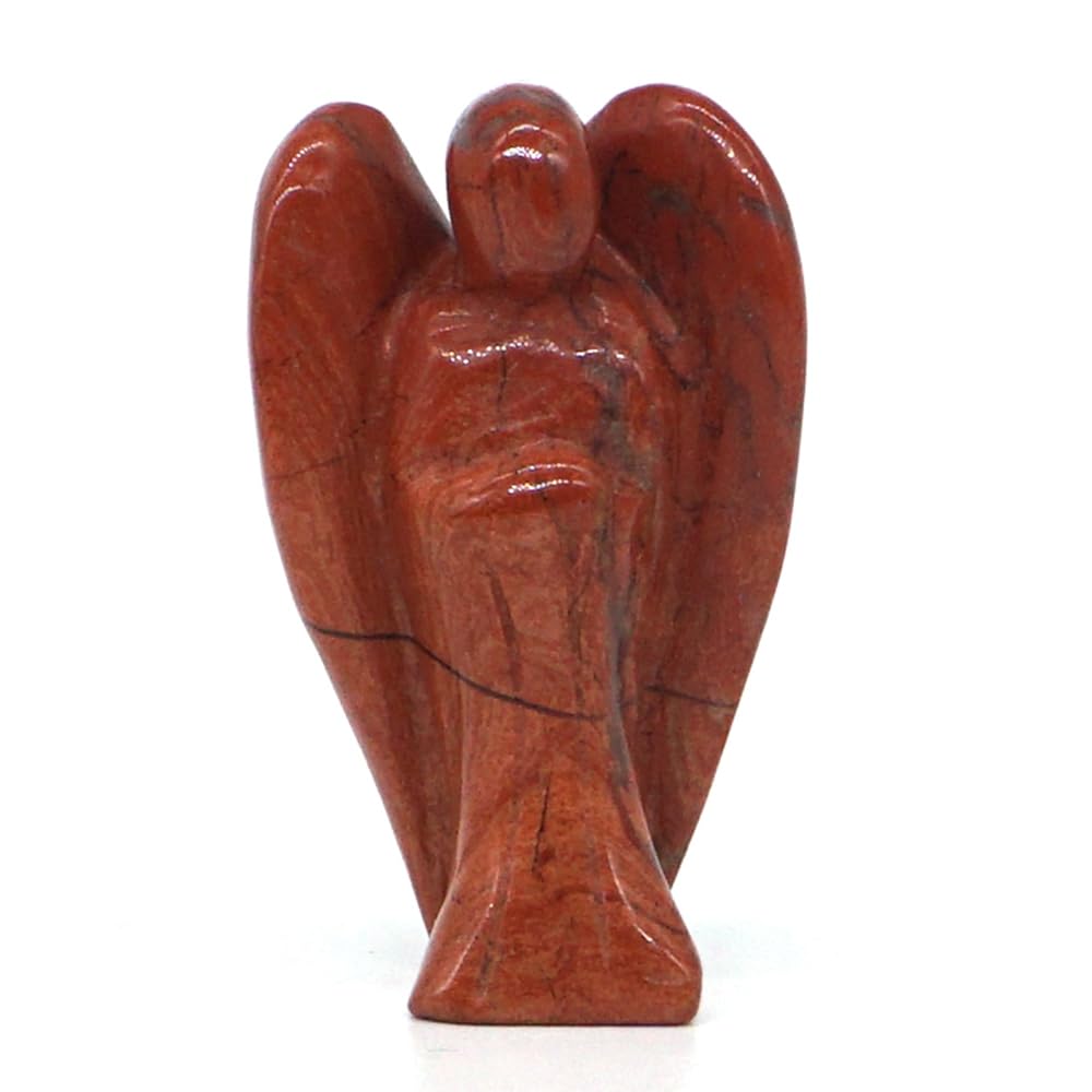 Figura de ángel Tallada en Piedra, artesanía, Piedras Preciosas Naturales, decoración, Cristales curativos, Reiki, Cuarzo, habitación, Regalos cumpleaños 1,5"(28,10pcs)