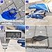 Heavy Duty Sewer Drain Snake for Outdoor,Flat,Manual,Length 30m/98.4ft,Width 2.5cm/1inch,Thickness 2.5mm/0.1inch,Manganese Steel Plumbing Snake Tool