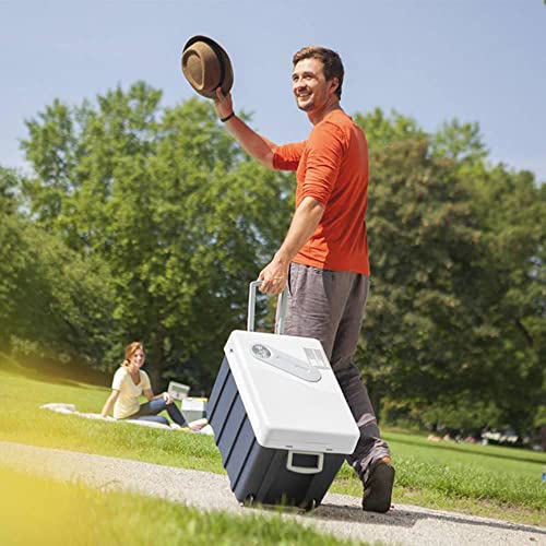 Foto von Mobicool MQ40W Kühlbox mit Rollen | Elektrisch | 39 L | 12V, 230V | für Auto, Boot, Reisemobil und Steckdose