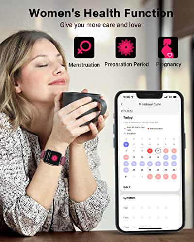 Smart Watch Android Fitness Tracker: 1.7" Smartwatch With Heart Rate Spo2 Sleep Monitor For Men Women, 5Atm Swimming Waterproof Fitness Watches For Android Phones & Iphone Compatible, 112 Sports Modes #TOP7