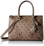 GUESS Arianna Box Satchel, Brown