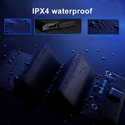 DECDEAL MS9 Carregador solar portátil Painel de carregamento solar dobrável IPX4 Camping Sun Power C
