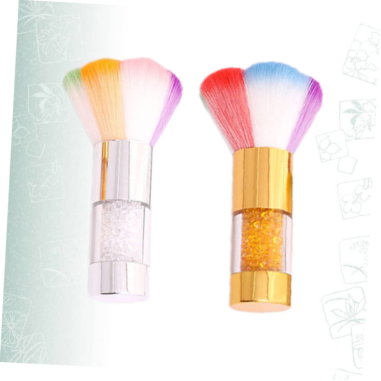 FRCOLOR 6stücke Tragbare Multifunktions-make-up-pinsel Für Damen Kosmetikpinsel Für Blush Und Puder Silber Mit Weichen Borsten Für Gleichmäßiges Finish