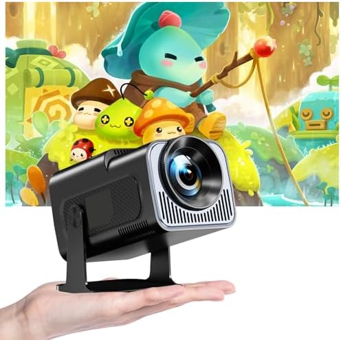 HIPPUS Videoprojecteur 4K, Projecteur Video Full HD 1080p