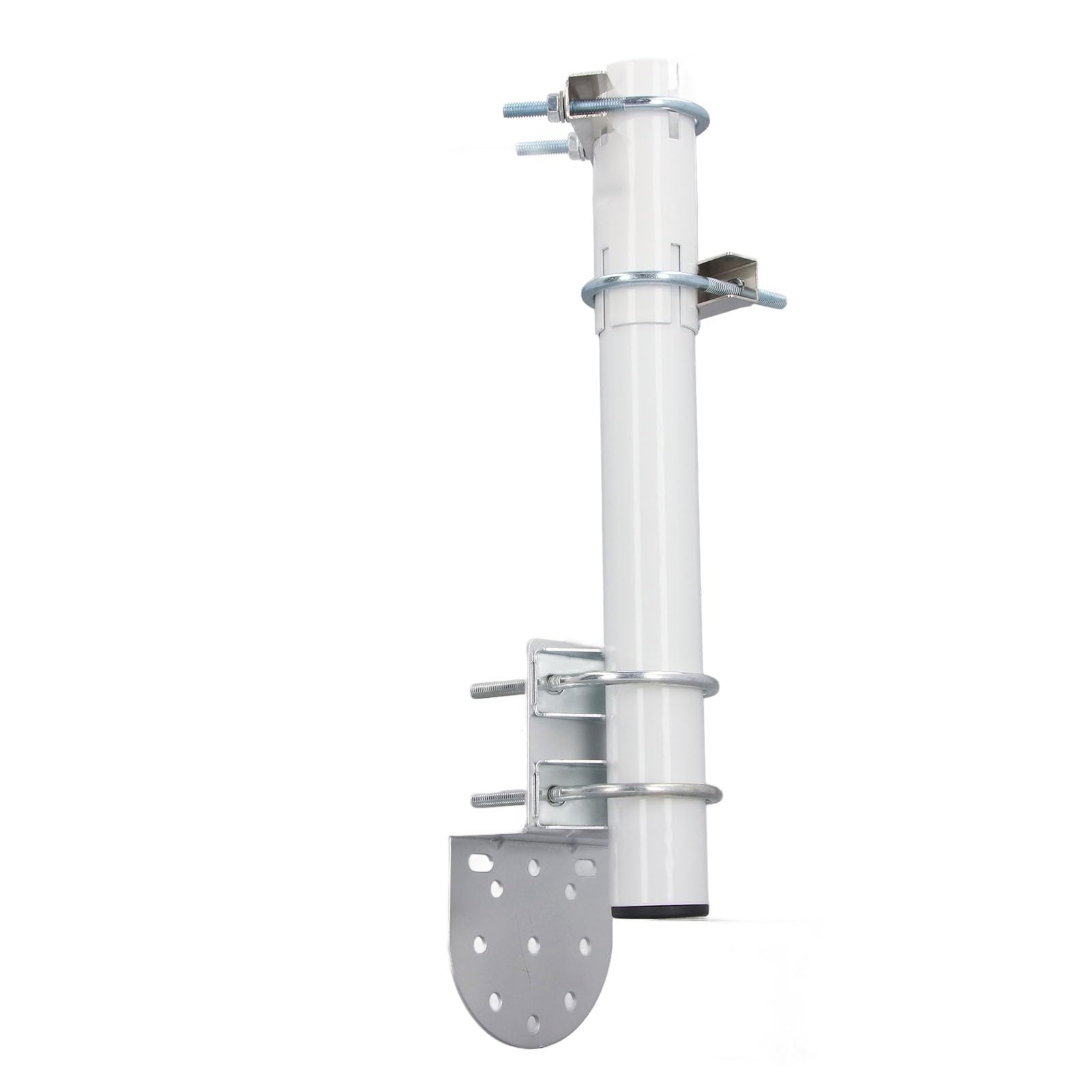 Eujgoov Kit de Montage sur Poteau d'antenne, Support Mural en Acier Inoxydable pour Antennes Rectangulaires V2, stabilité du Signal Améliorée et compatibilité Polyvalente pour Une Utilisation en