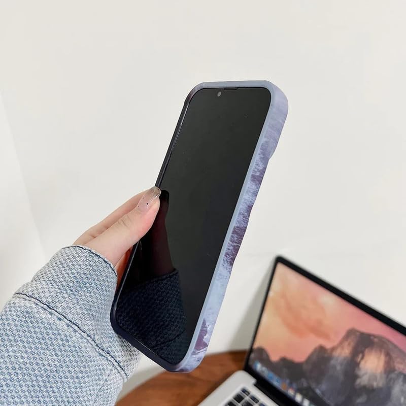 Image of COVERLY for iPhone 15 Plus 3D Luxury Rainbow Smoky Phone Case,Premium Texture Trendy Retro Cute Multi Color Artistic Cool Design -Aesthetic Shades Heart Princess Cover for Apple iPhone 15 Plus