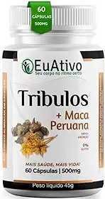 Trib + Maca Peruana Suplemento 500mg 60 Cápsulas EuAtivo (02)