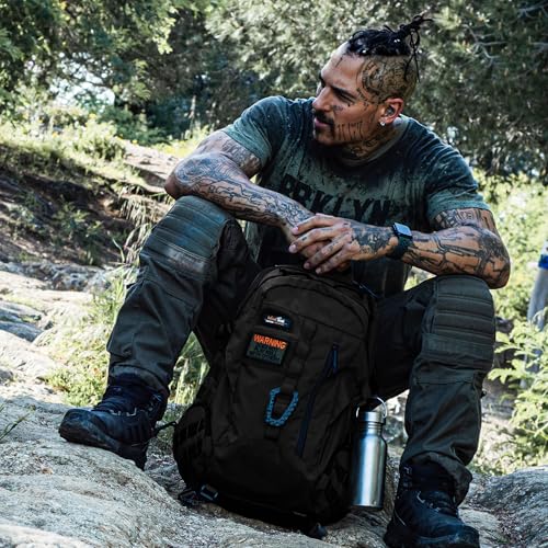 WindTook 40L Military Tactical Backpack for Men and Women,Molle Hiking daypacks Assault Pack 3 Day Bug Out Bag for Camping Travel Army Hunting Gym Rucksack Survival (Black) - Image 4