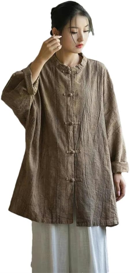 Women Tang Suit Tops Chinese Style Traditional Shirt Kung fu Clothes