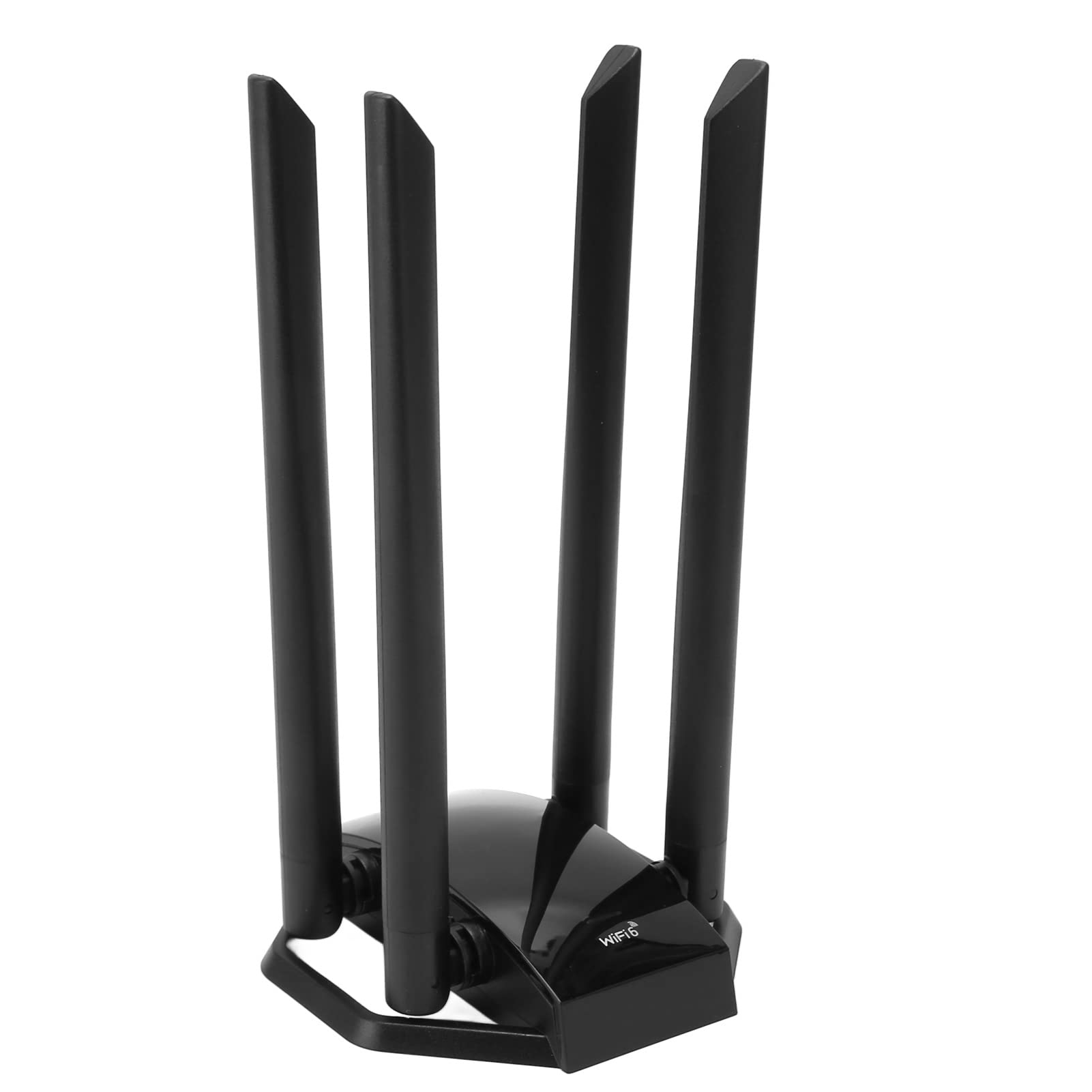 Adattatore WiFi 1800 Mbps, Adattatore di Rete Wireless USB 3.0 da 2,4 GHz 5 GHz con 4 Antenne per PC Desktop, Supporto WPA3 WiFi6 10, 11
