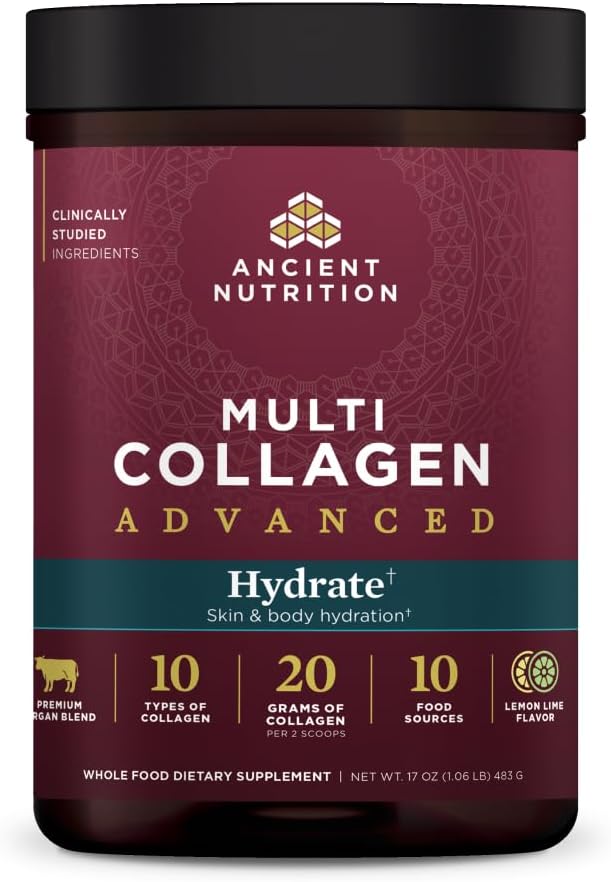 Amazon.com: Ancient Nutrition Multi Collagen Advanced Capsules, Lean ...