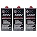Zippo Premium Lighter Fluid, 12-Ounces, 3-Pack