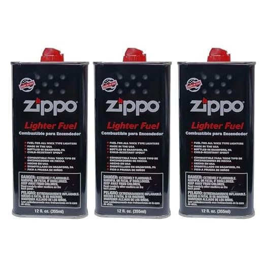 Zippo Premium Lighter Fluid, 12-Ounces, 3-Pack