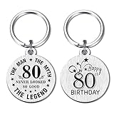 DEGASKEN Happy 80th Birthday Gift Ideas for Men, 80 Never Looked So Good, Vintage 80 Year Old Age...