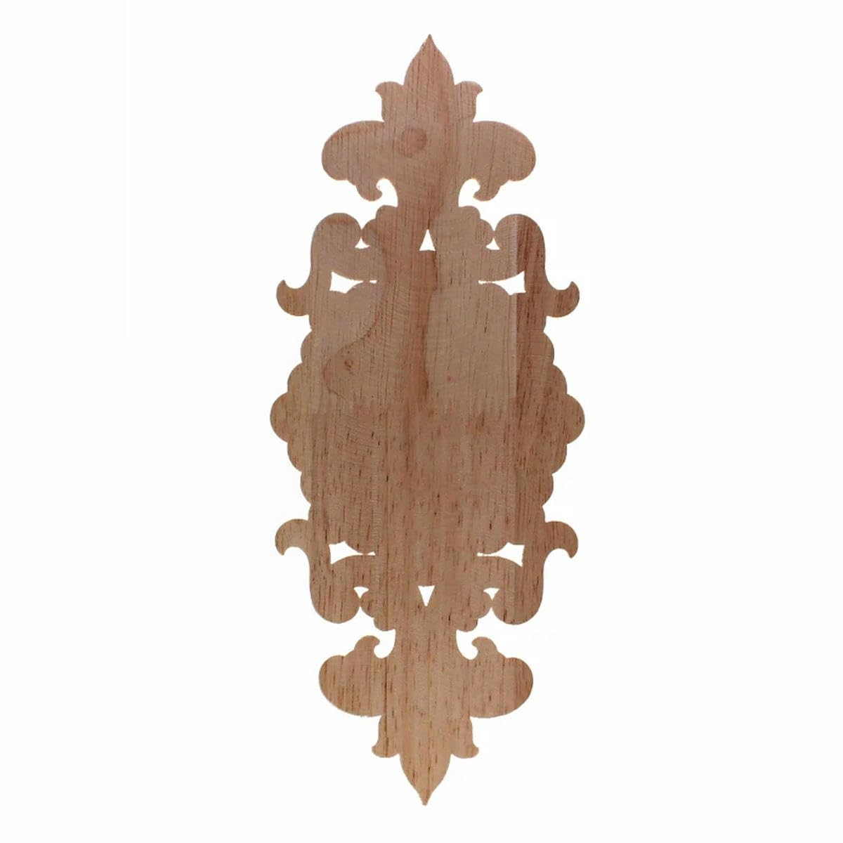 Drewniane aplikacje kwiatowe rzeźbione w drewnie aplikacja drewniana kalkomania meble architektoniczne szafka rama drzwi ściana wystrój domu 37 * 16 cm