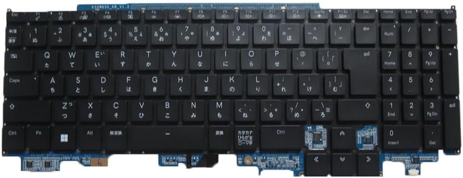 Laptop Mechanical Keyboard for Tongfang X6 X6A X6AR X6AR5 RGB Colourful Backlit Japanese JP Black No Frame New
