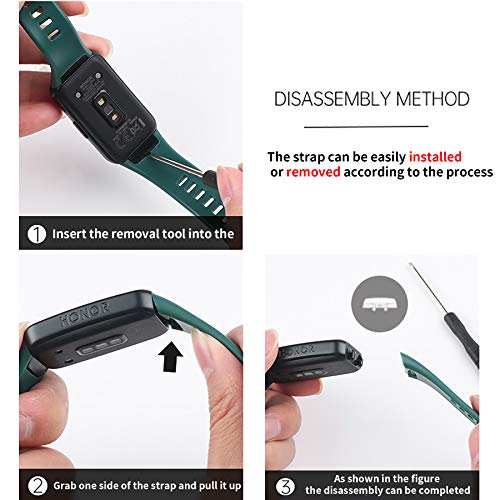 Mijobs Honor Band 6 Braccialetto di Ricambio Polso...