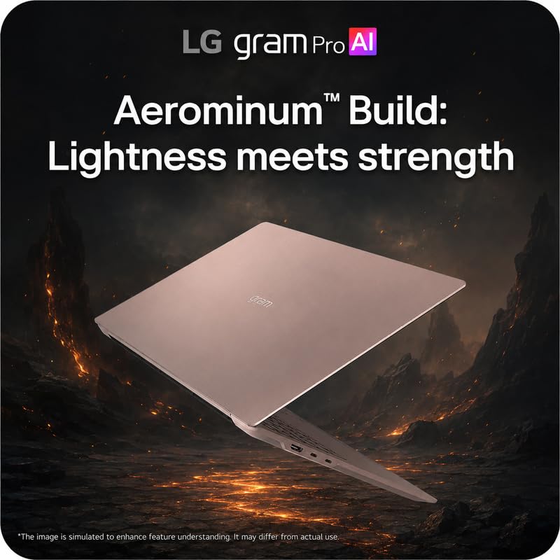 Image of LG gram Pro Max Gaming Laptop RTX 5050 32GB RAM 2TB Core Ultra 9 386H