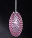 Price comparison product image Honsel Brillo 61671 Chrome Pendant Light Pink