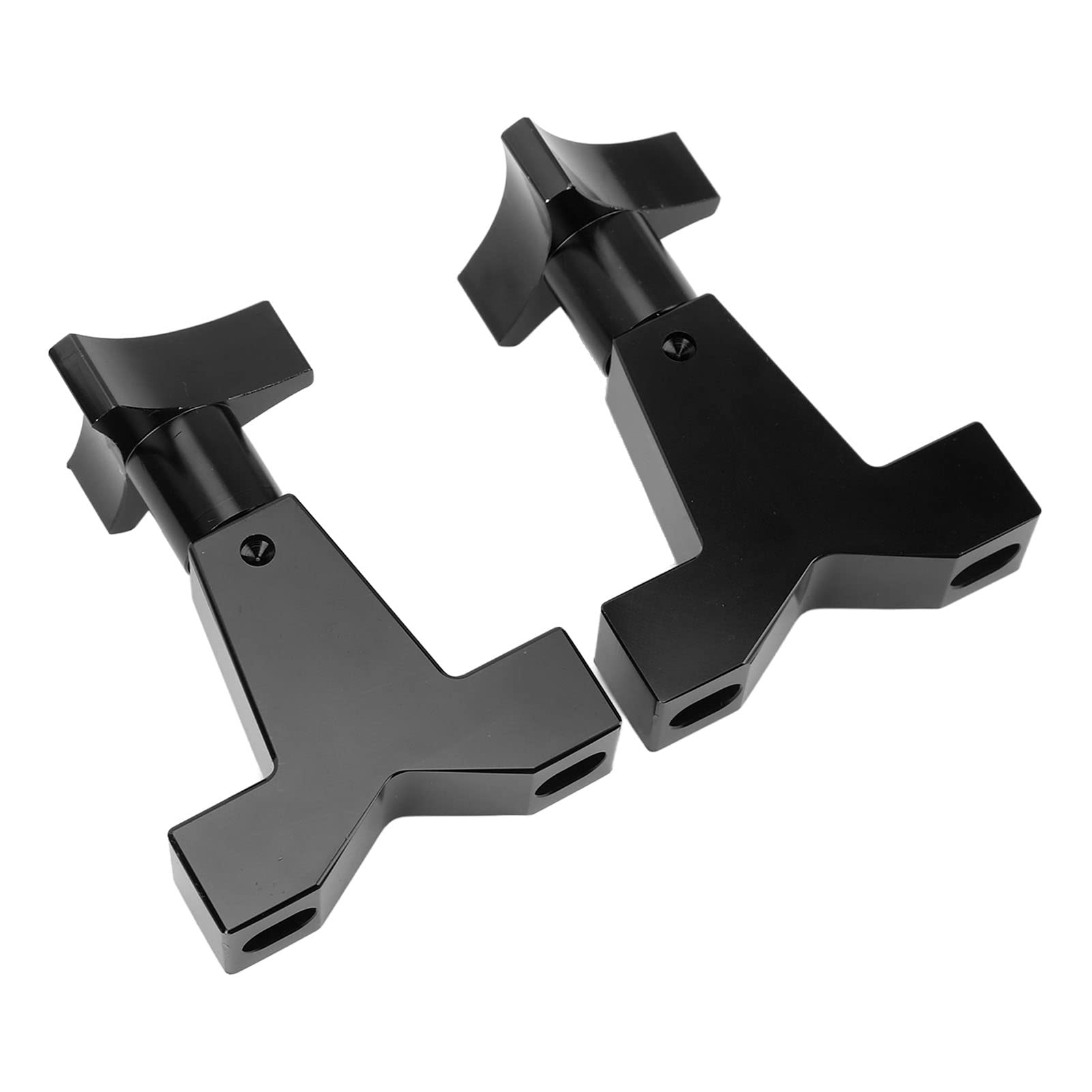 Jiawu Metalowy Uchwyt na rurę Wysokiego Podnoszenia 1-2,5 Cala, Regulowany do Zderzaka Klatki SUV (BLACK)