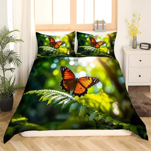 Linge de lit de qualité supérieure papillon monarque 3 pièces