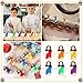 Barydat 100 Pcs Mini Jesus Figurines Bulk Tiny Jesus Toys Little Figures Miniature Doll to Hide and Seek Religious Party Favors Sunday School Baptism Gift Church Events