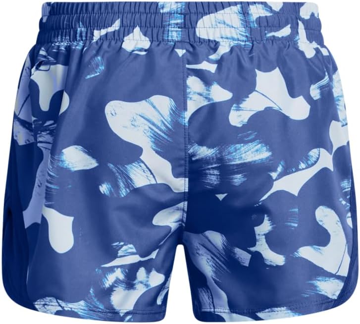 Under Armour Girls Fly by Printed Shorts - Image 2