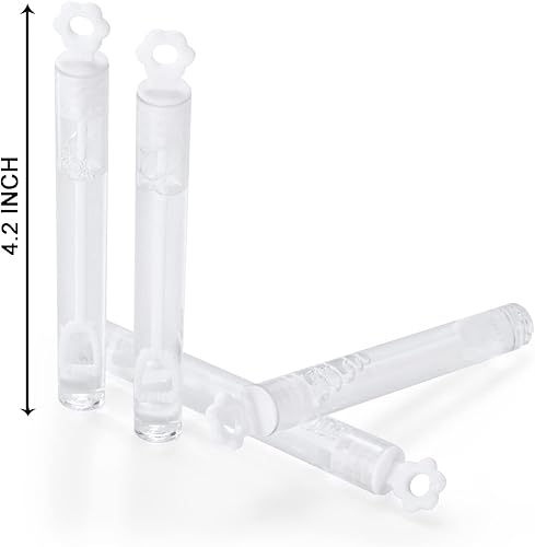 Miniatura 2 de Juego de 180 mini varitas de burbujas, varita de burbujas de pétalos blancos para bodas, día de San Valentín, aniversarios, celebraciones, fiestas