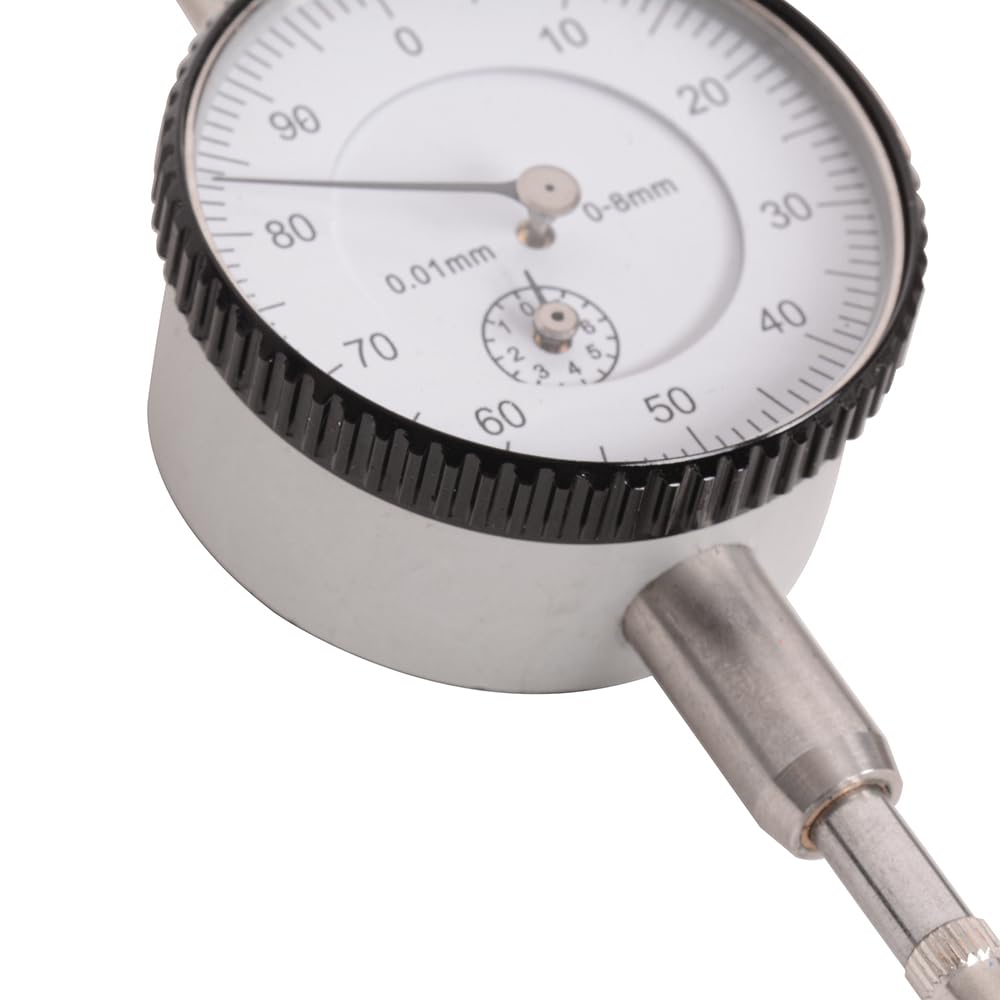 Zifferblattanzeige-Set mit 10-mm- und 14-mm-Zündkerzenadaptern – für Motorrad-TDC-Zündzeitpunkt und Motortuning, professionelles Präzisionsmesswerkzeug