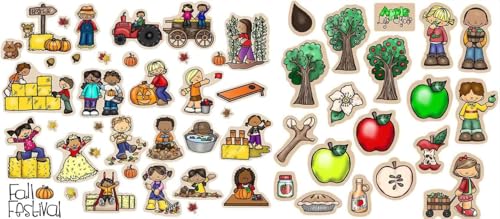 Apple Life Cycle and Fall Festival Felt Set Flannel Board Storytelling Teaching Activity