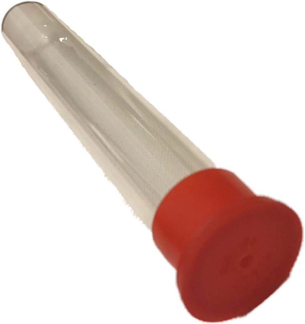 RELODECOR Hummingbird Feeder Tubes with Red Cap for Hummingbird Feeders 12 Pack
